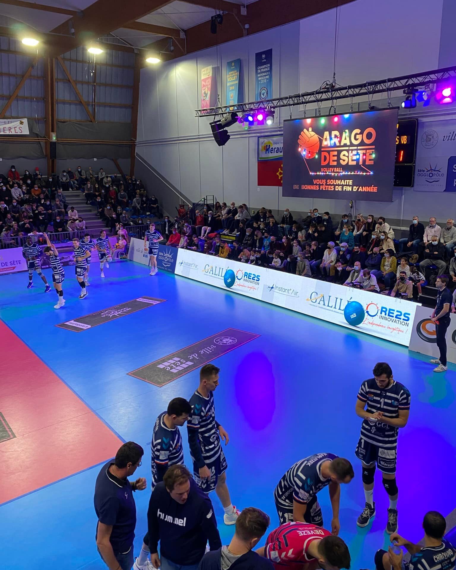 RE2S Innovation partenaire du Club de Volley-ball l’ARAGO de Sète